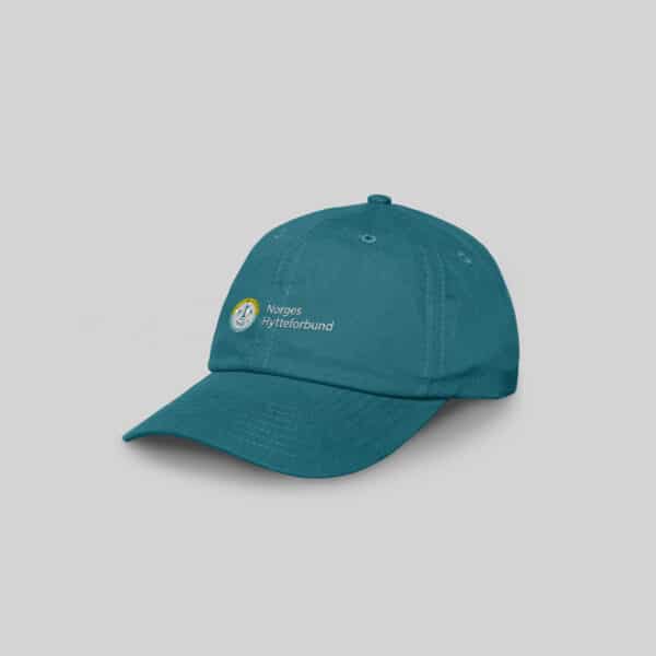 Norges Hytteforbund logo på caps