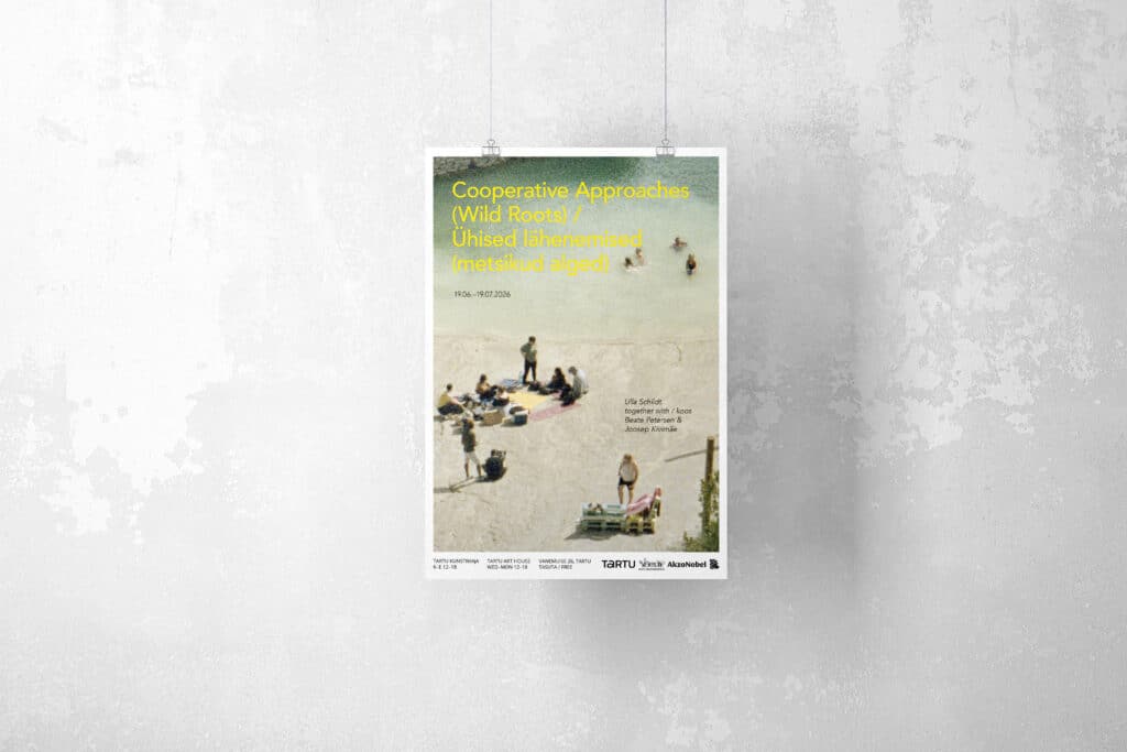 Design av plakat for fotograf Ulla Schildt