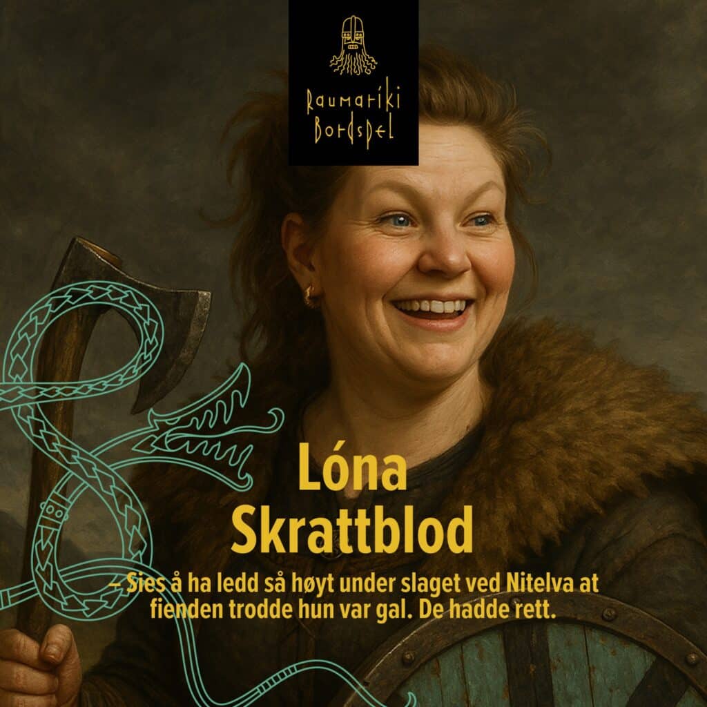 Lona Skrattblod i Raumariki Bordspel